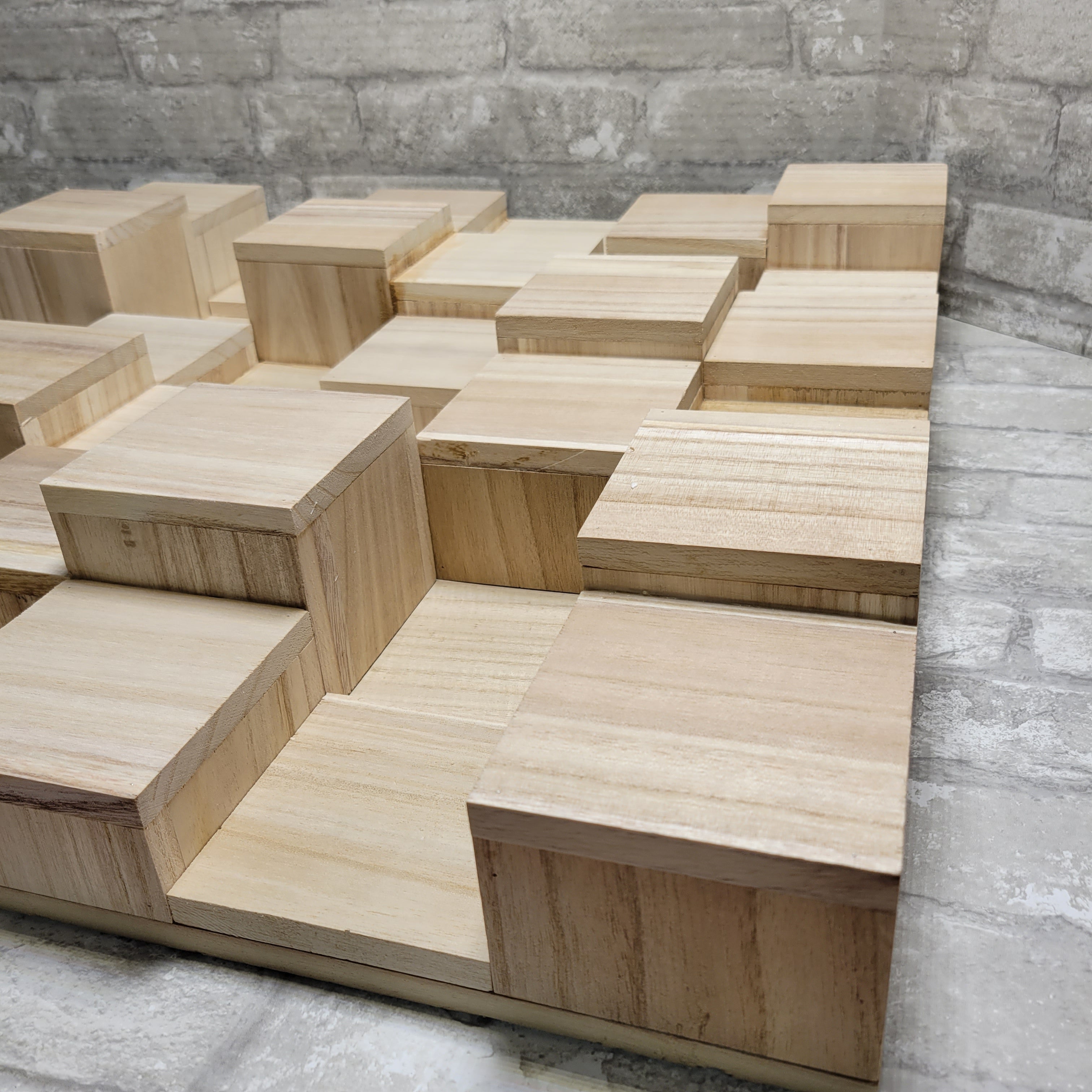 Acoustic Diffuser - Wooden Sound Panels (2D-QRD-L) 23.6" x 23.6" (8073243230446)